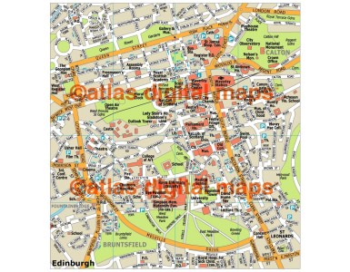 edinburgh city center map pdf