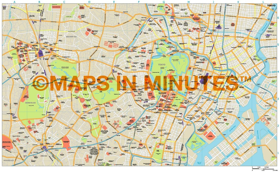 City plan Tokyo Japan 13 pdf