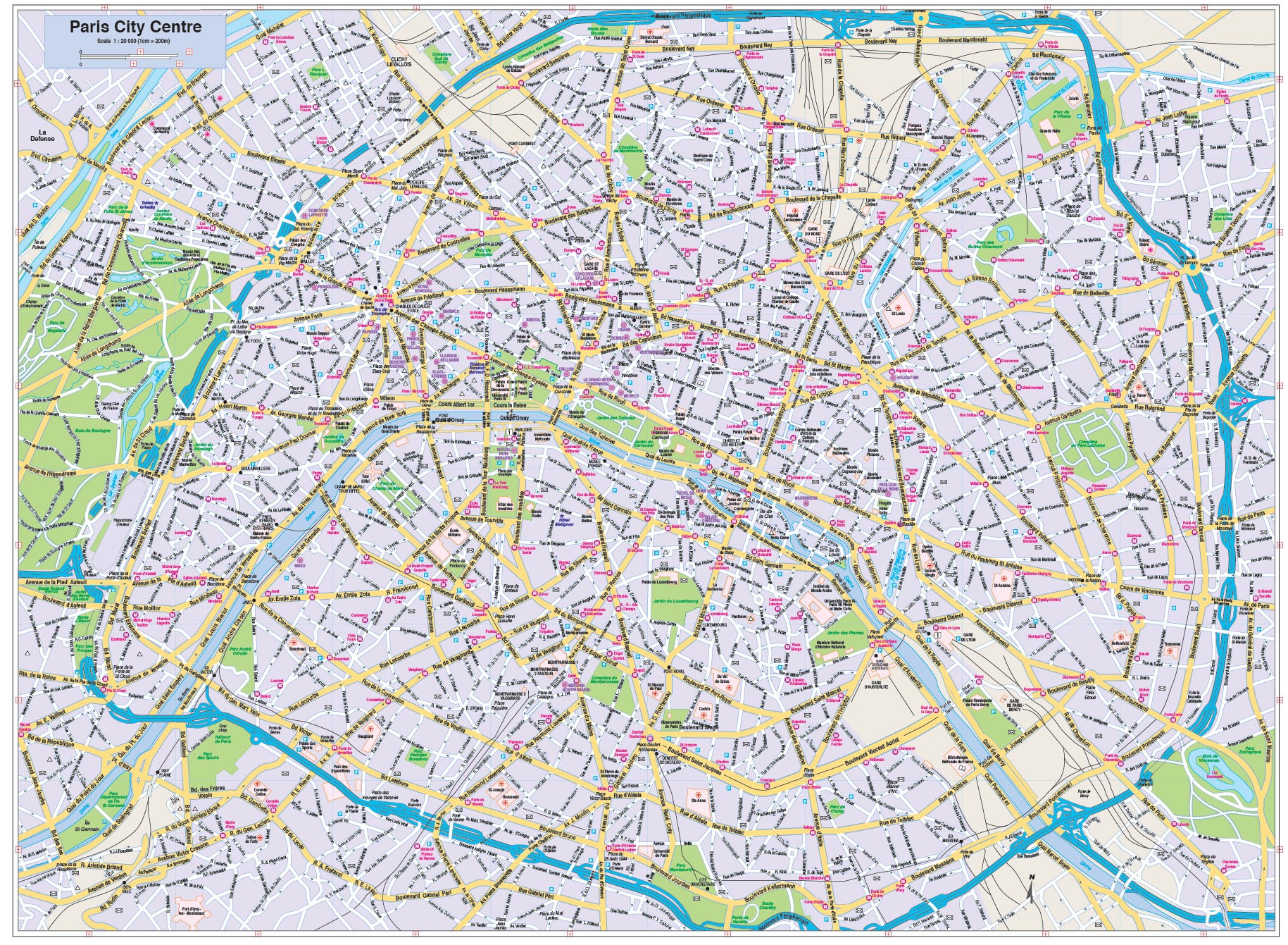 map-of-paris-in-4-panels-sectional-map-of-the-city-of-paris-fine