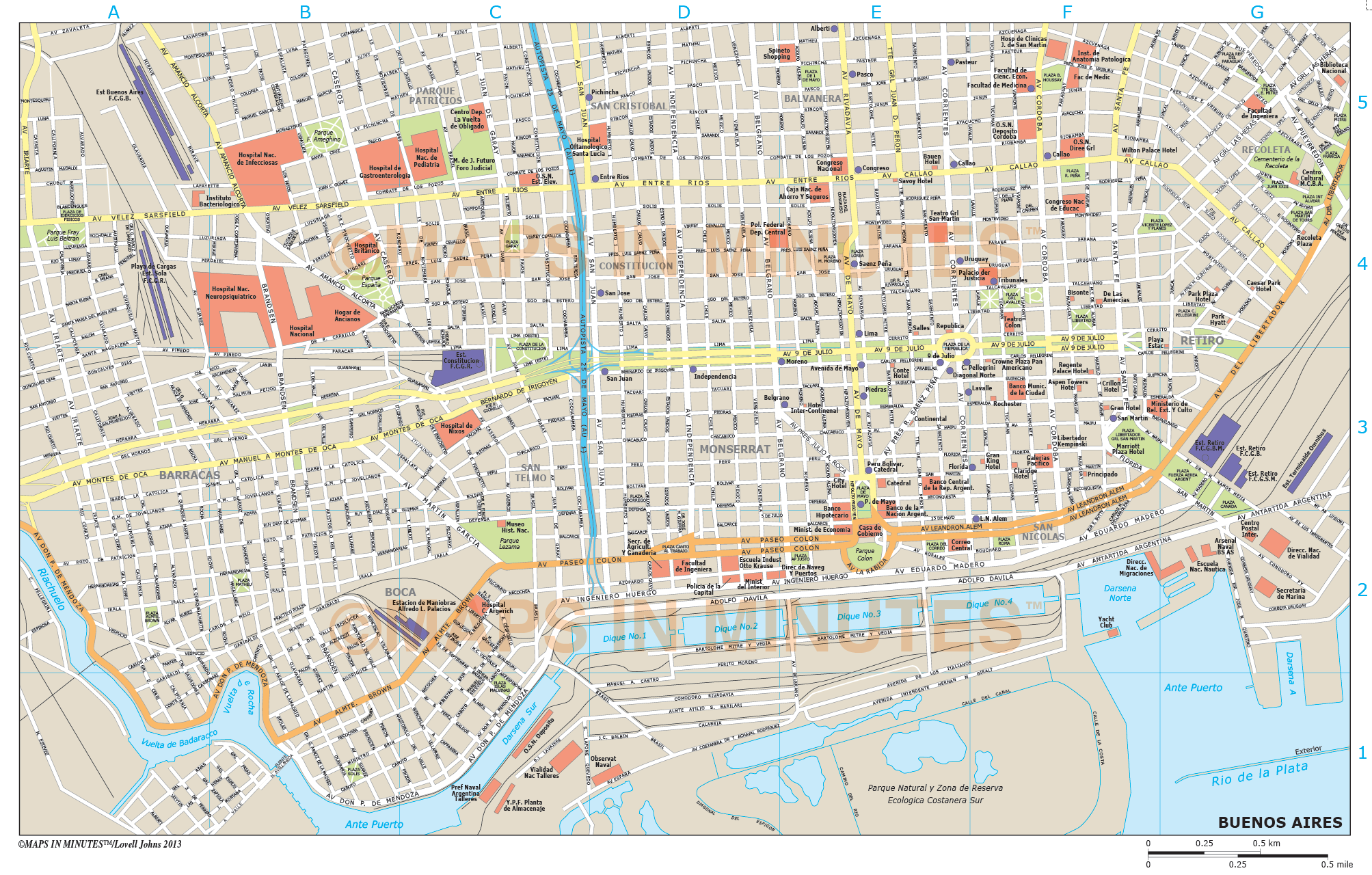 buenos aires city map
