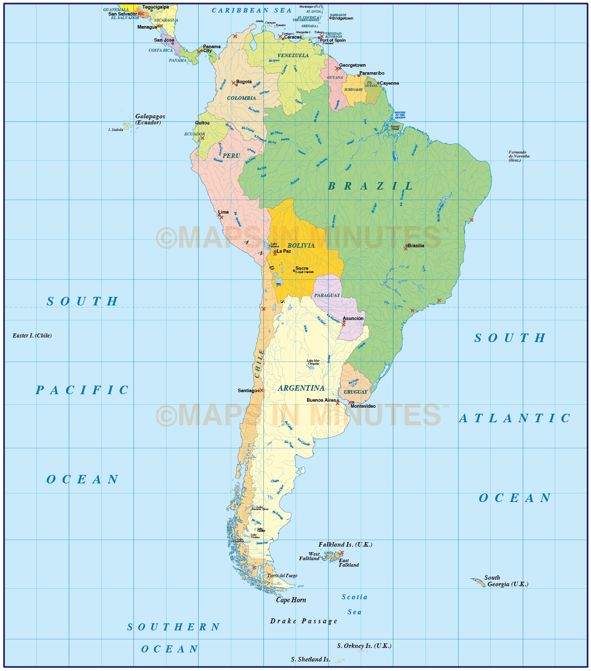 south america map clipart - photo #25
