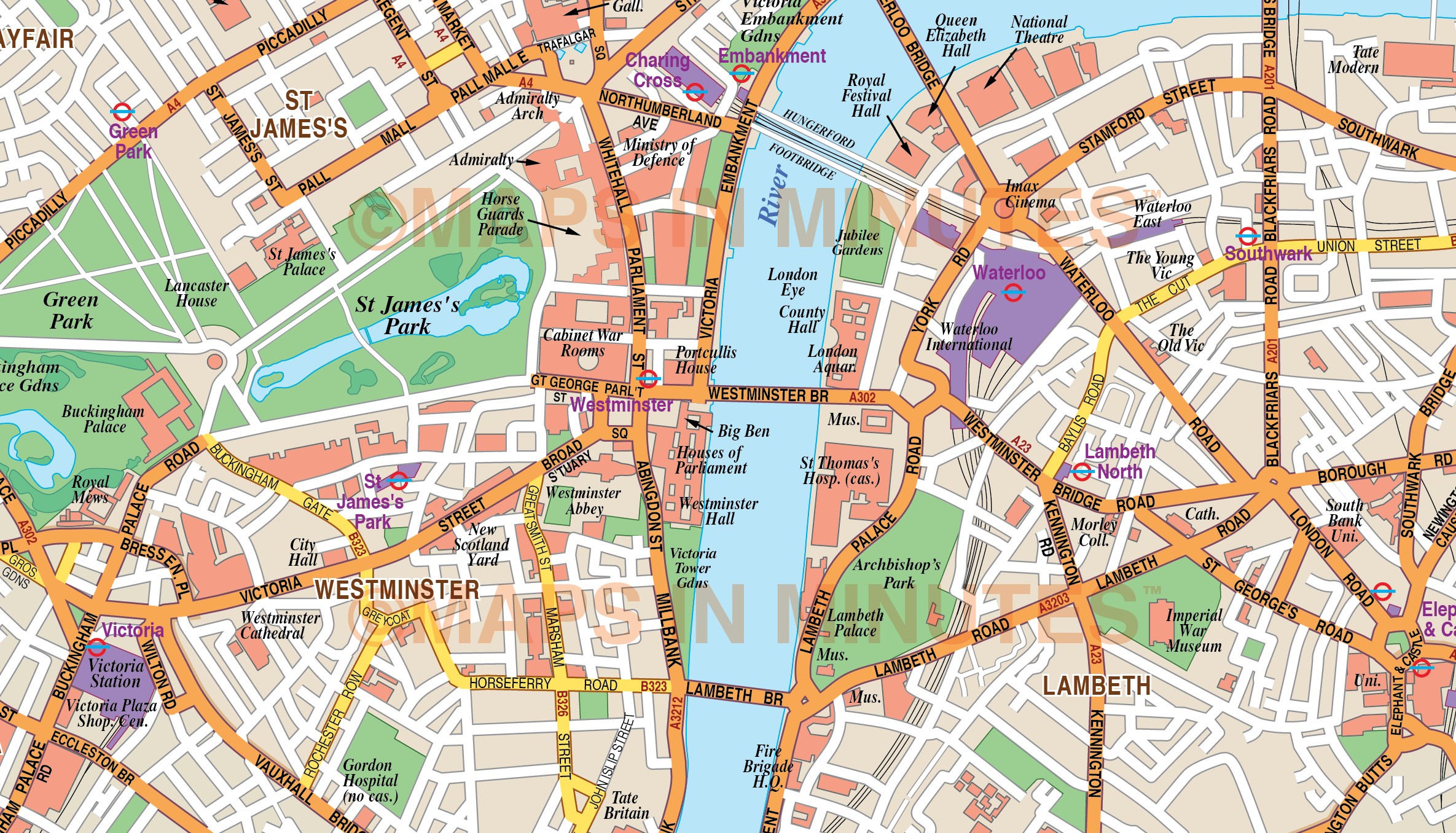 London Large Base map @10,000 scale in Illustrator CS format