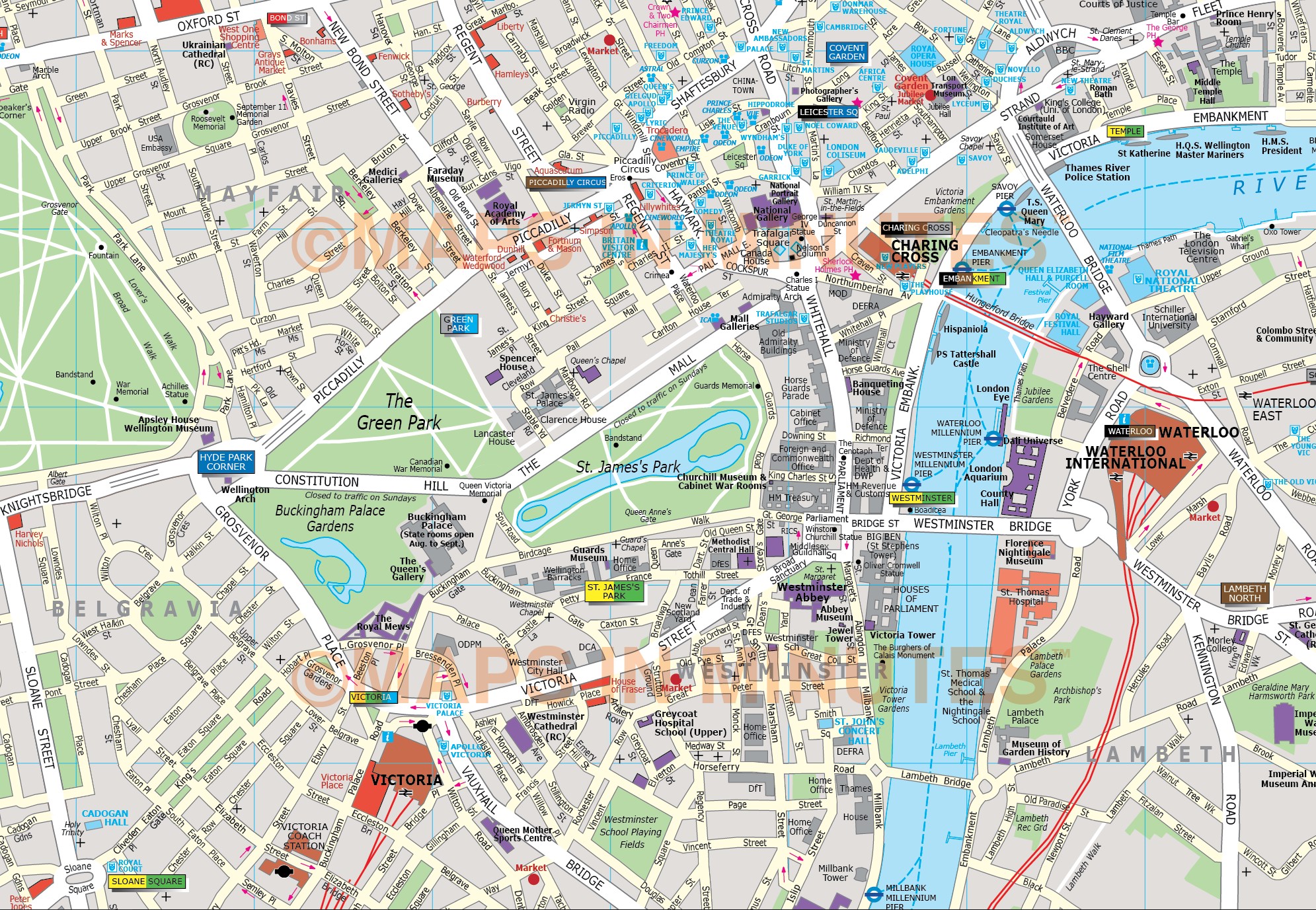 LONDON MAP | Online World map