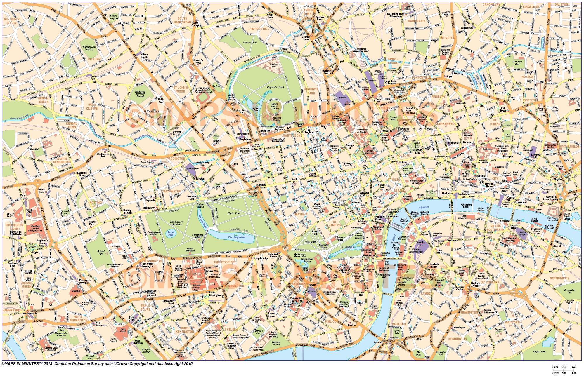 Greater London Map Pdf