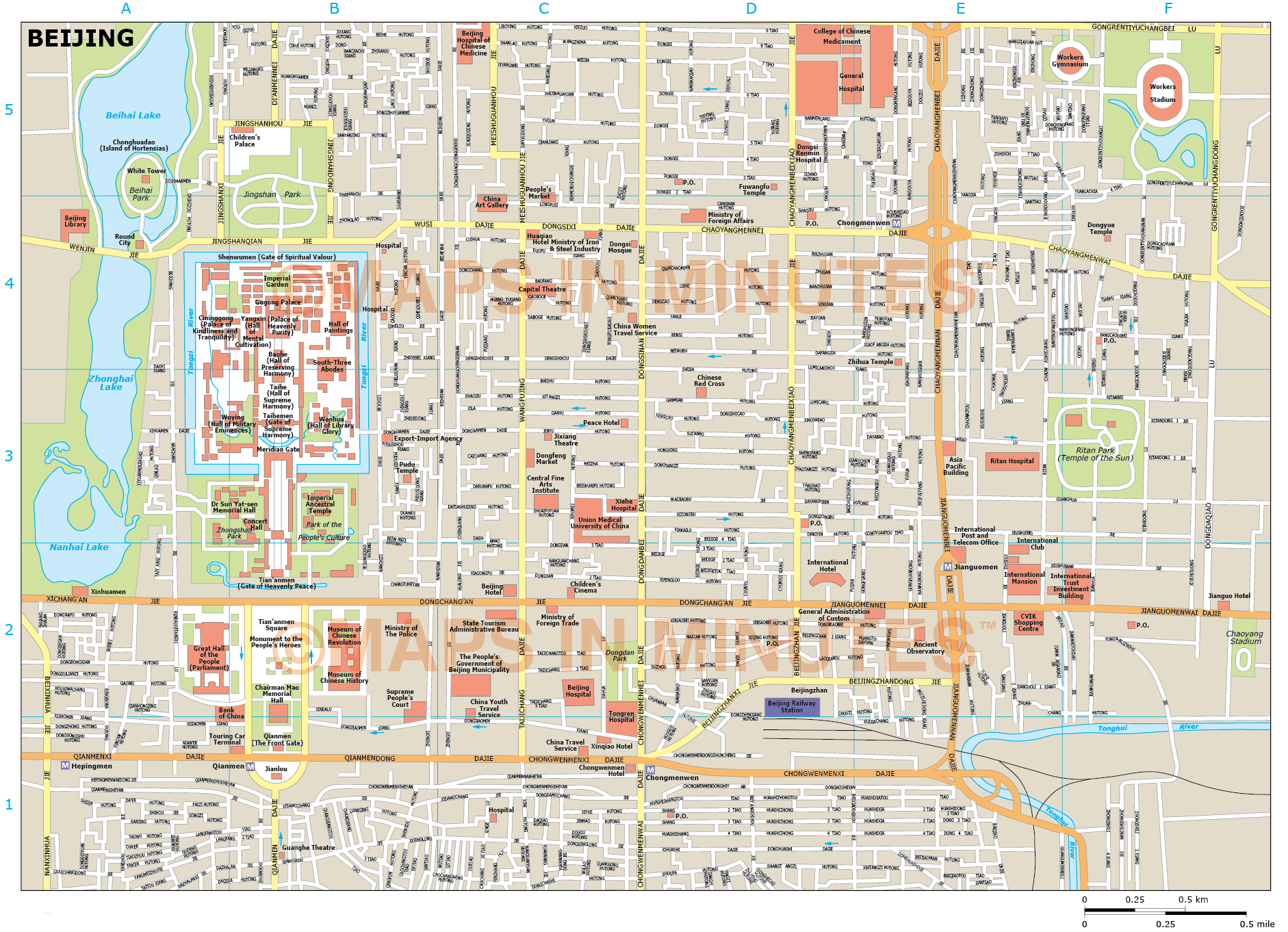 Pdf map Beijing