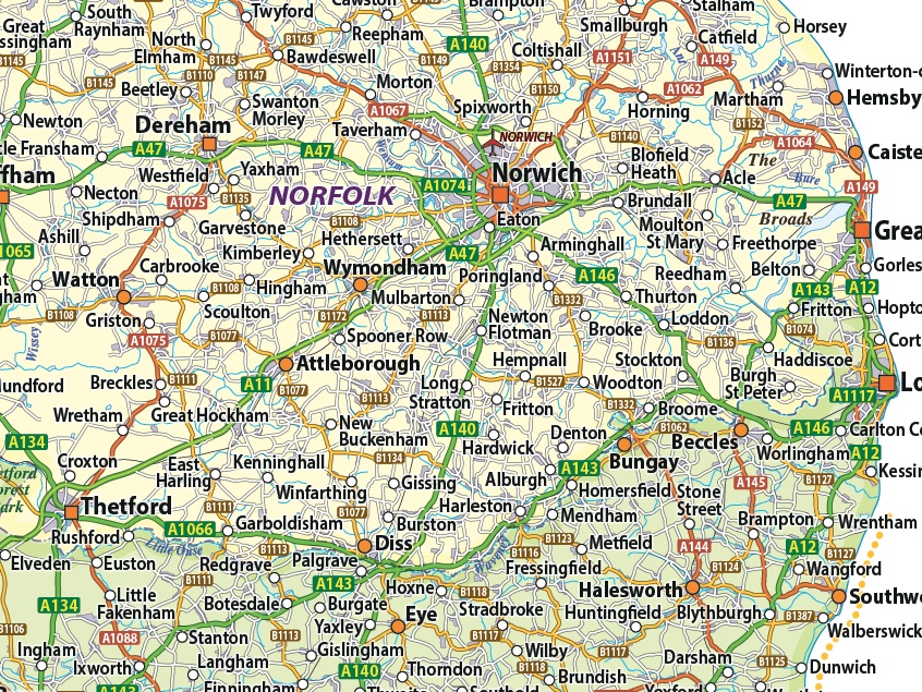 East England maps