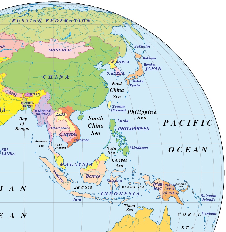 Political Globe Maps