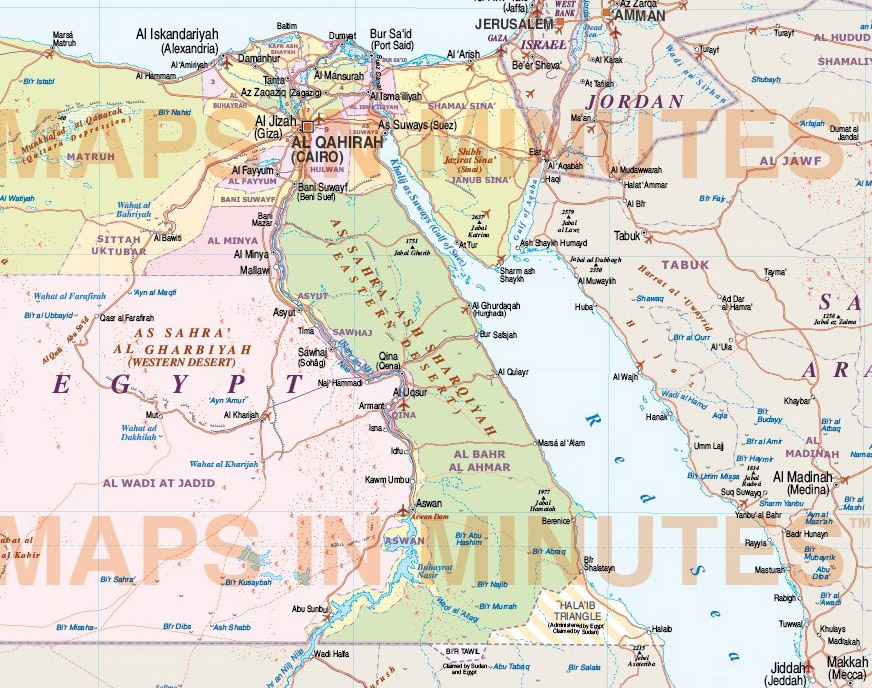 Middle East Country Maps