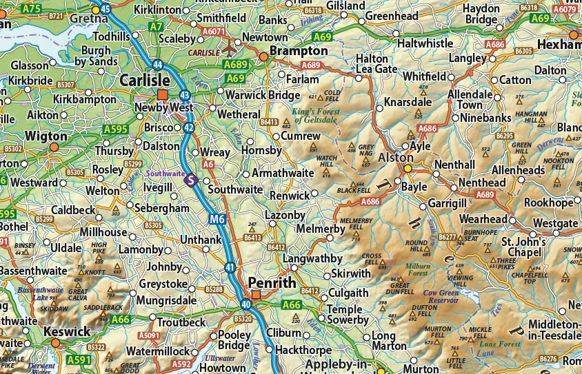 North England maps
