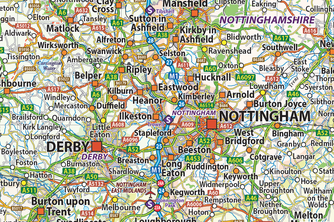Whole UK Road maps