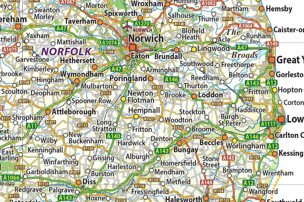 East England maps