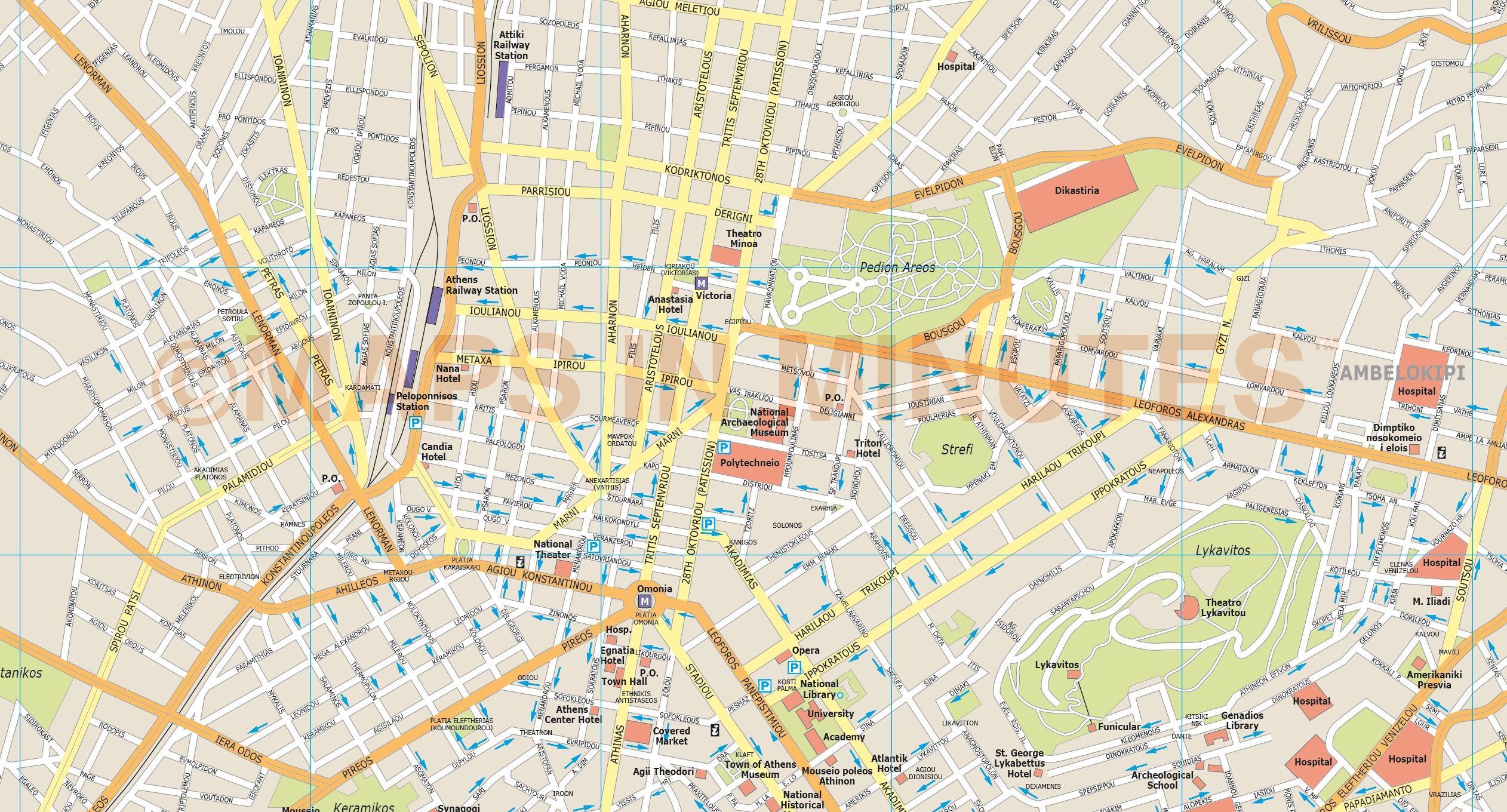 Map of Athens: Explore the Historical and Modern Heart of Greece ...