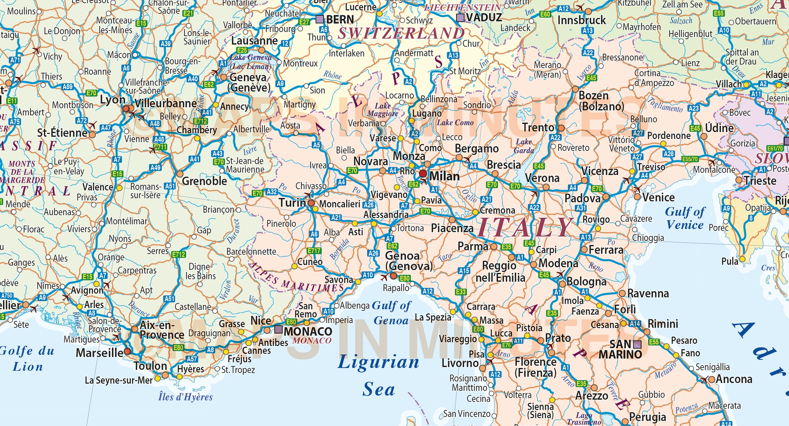 Road Map Of Europe - vrogue.co