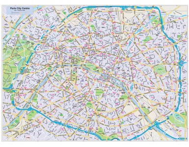 Paris city map (style 2) in Illustrator CS or PDF format - M to R ...