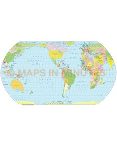 Minimum Error Flat Polar Projection @100m scale US centric