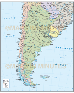 Argentina Political Country map