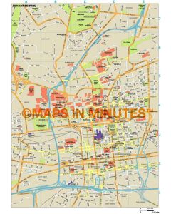 Johannesburg city map in Illustrator CS or PDF format