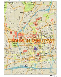 Johannesburg city map in Illustrator CS or PDF format