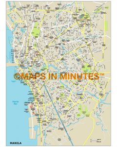 Manila city map in Illustrator CS or PDF format