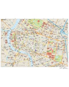 Bangkok city map in Illustrator CS or PDF vector format