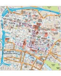 Glasgow city map in Illustrator CS or PDF format