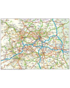 Greater Leeds map @250k scale in Illustrator CS format