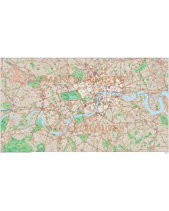 London Large Base map @10,000 scale in Illustrator CS format full area