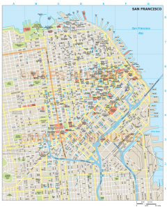 San Francisco city map in Illustrator CS or PDF format