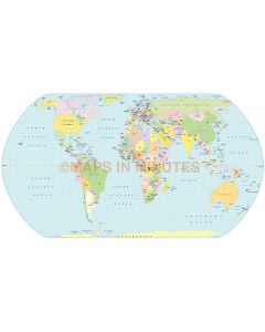 Minimum Error Flat Polar Projection @100m scale UK centric