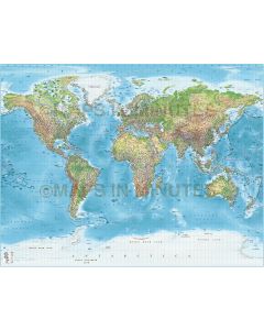 Digital vector detailed World map in illustrator AI fornat, political fills plus high resolution 300dpi background.