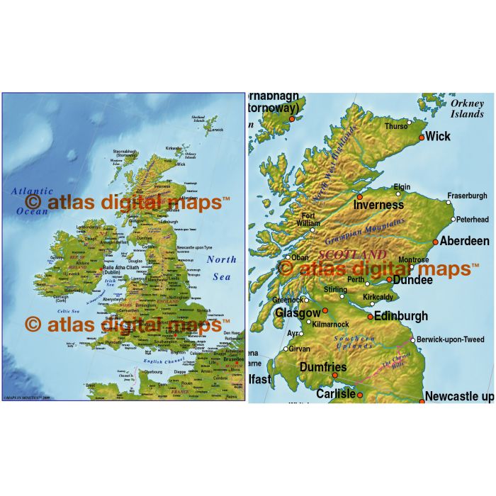 buy-4m-scale-british-isles-strong-relief-map-conical-projection-online