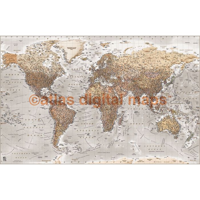 Travel Size Scratch Map