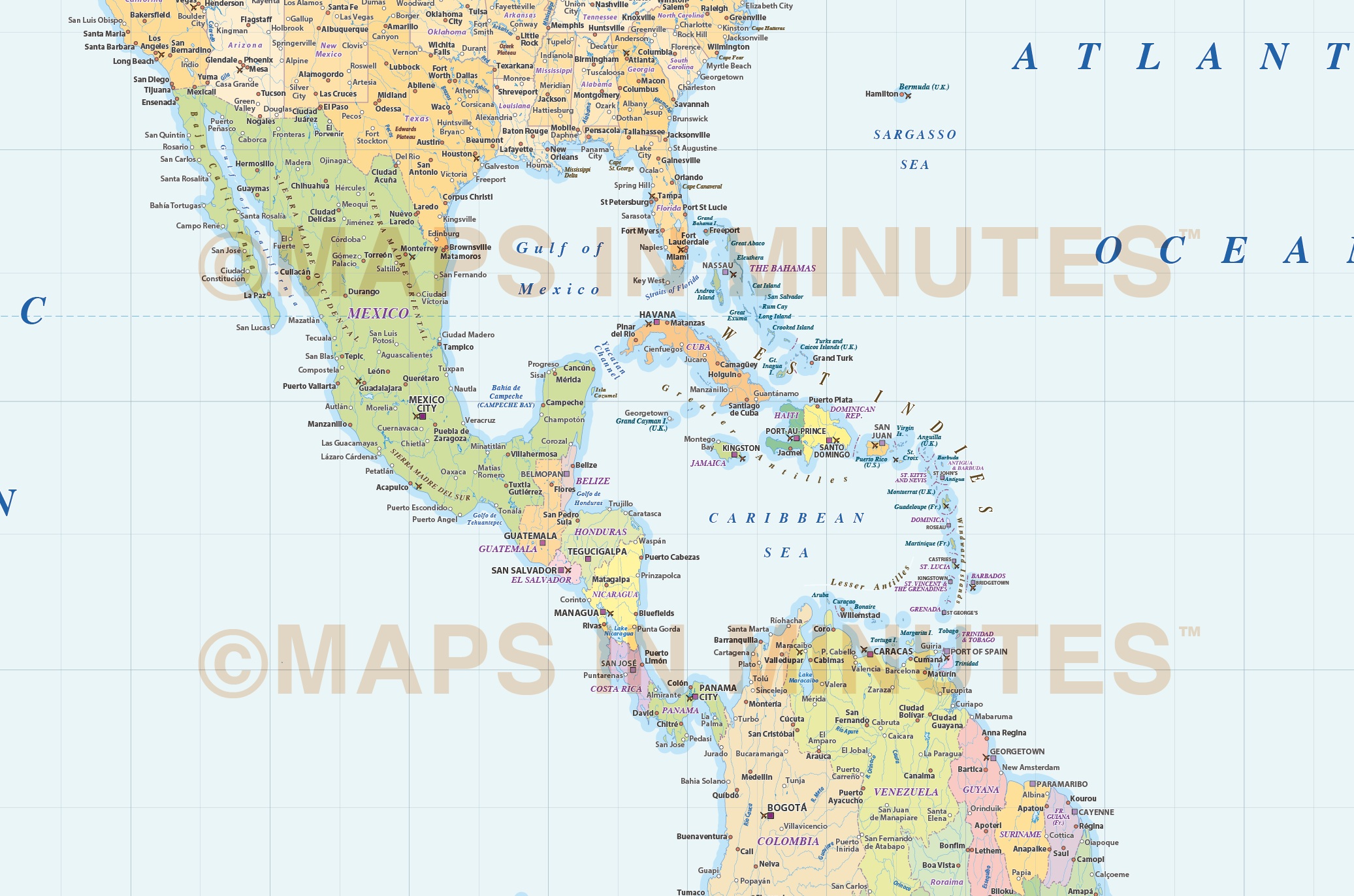 digital vector world map