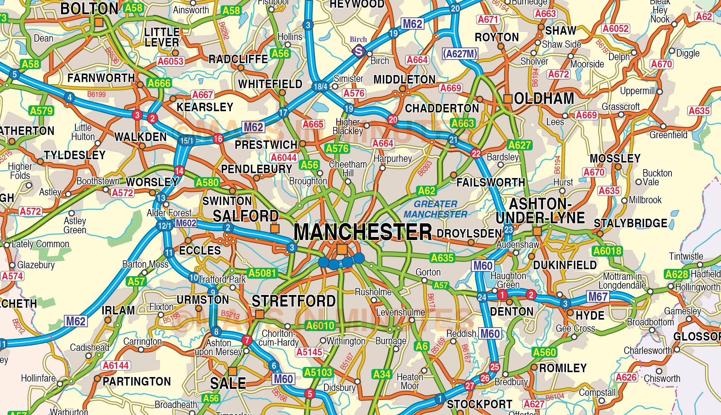 Liverpool Manchester Railway Map