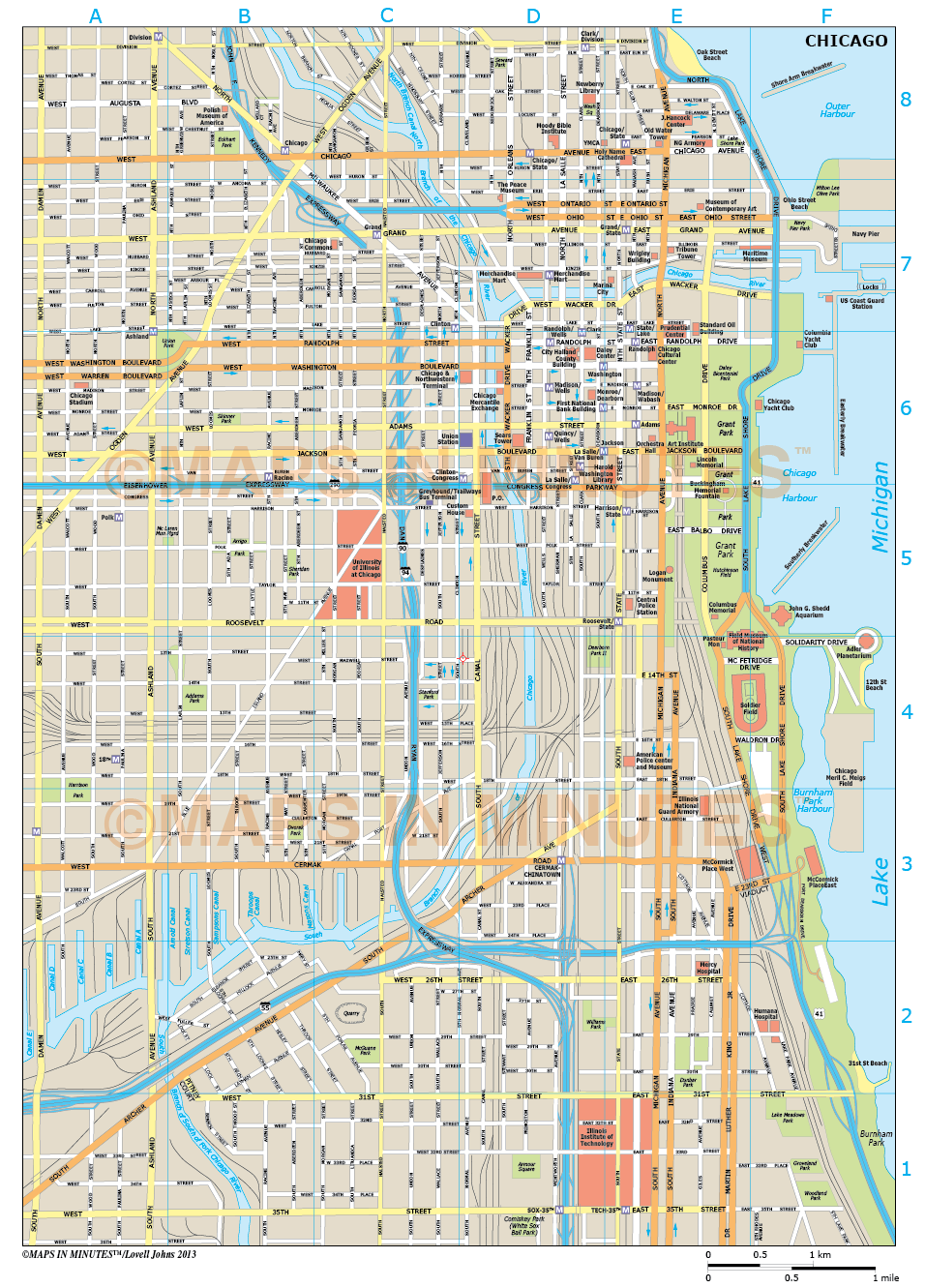 Chicago City Map