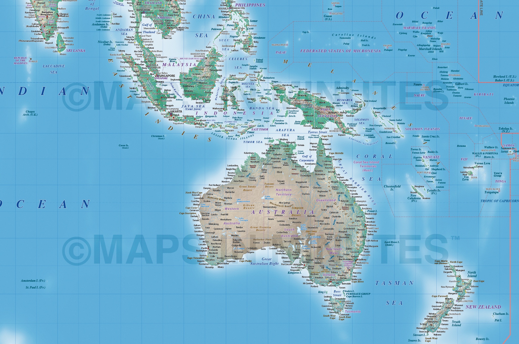 Digital vector Political World map with Natural Earth Digital vector Political World map with Natural Earth